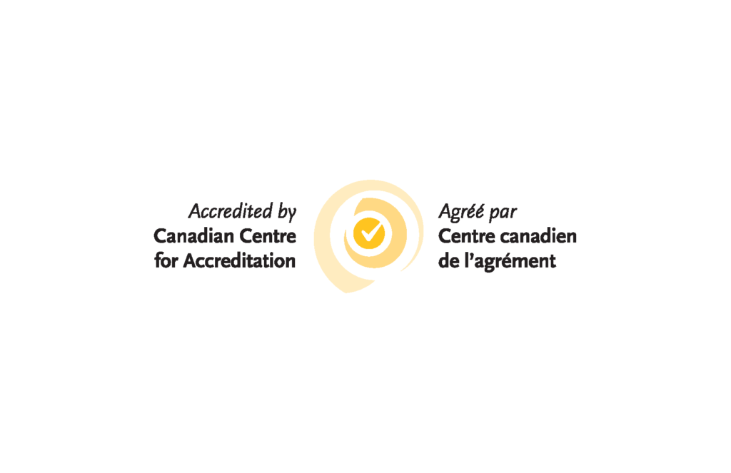 Canadian Center for Accreditation logo.