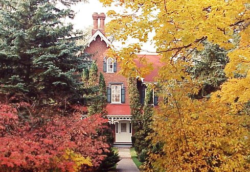 Sullivan House in Fall