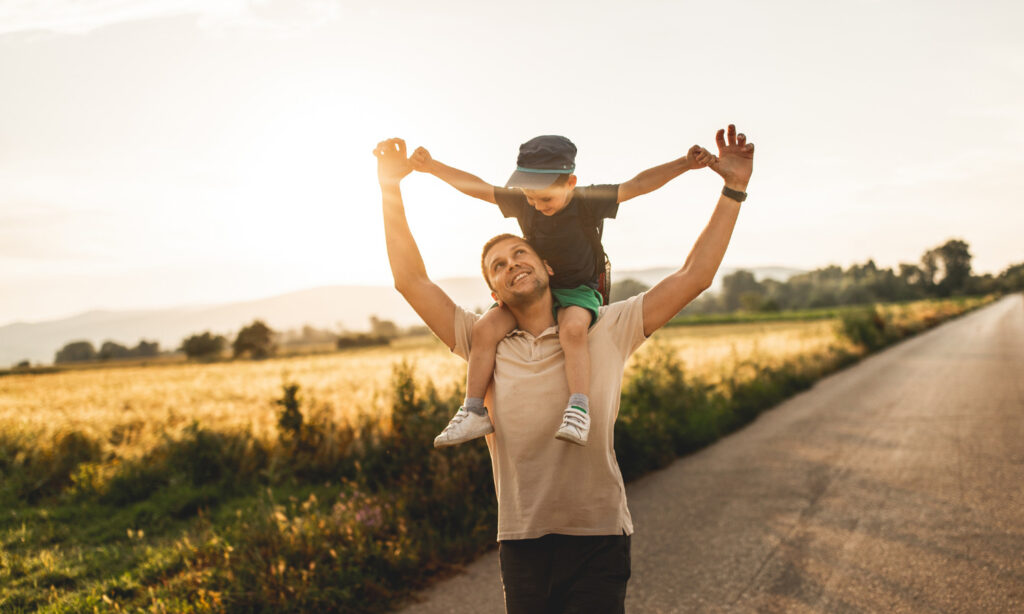 Father and Son on Road to Recovery