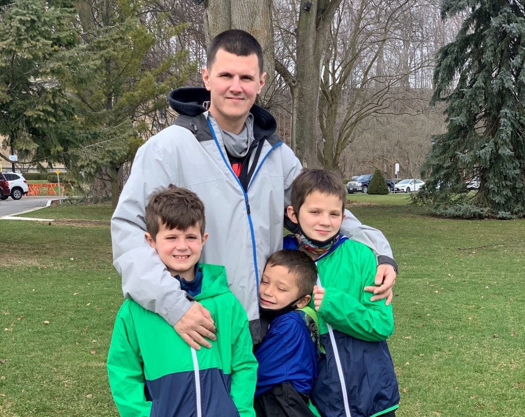 Cody and his three sons