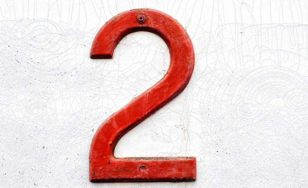 The number 2