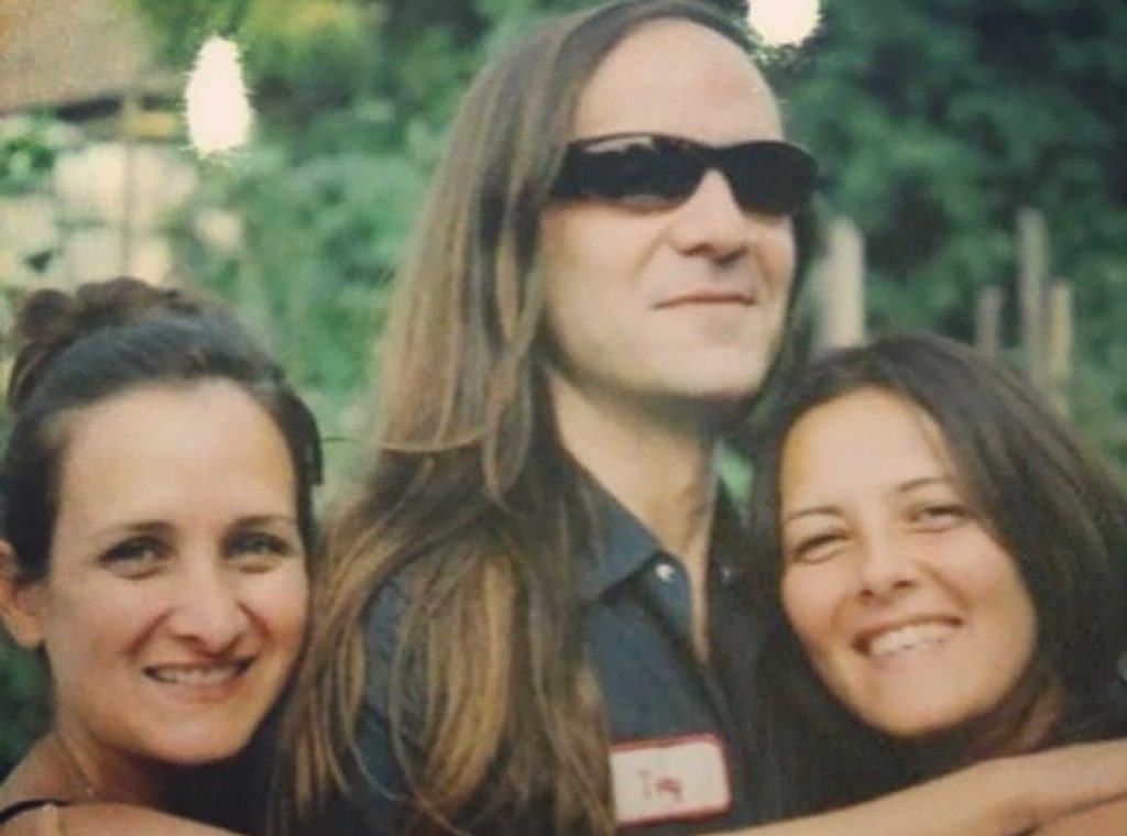 From right to left: Sandra, Tony, and their sister.