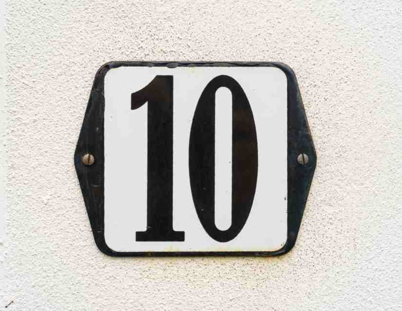 The number 10