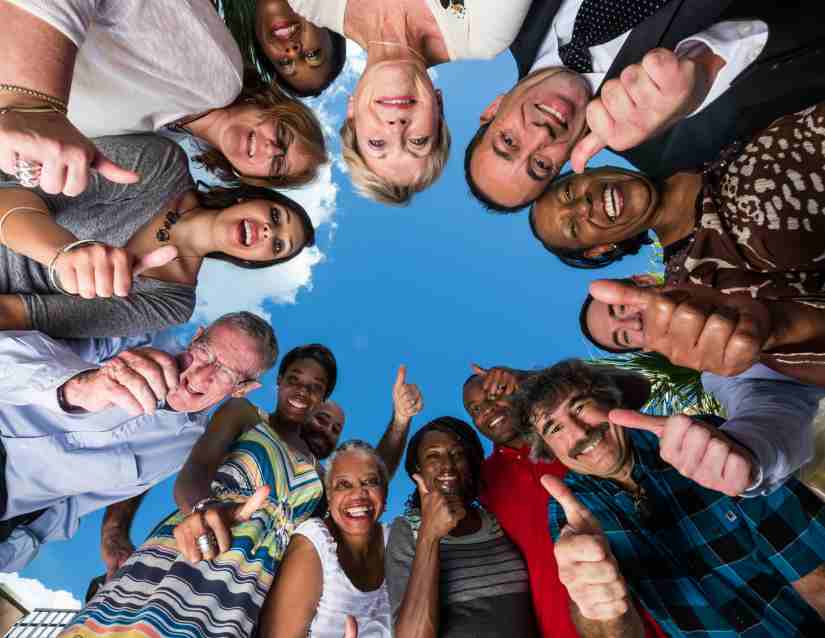 Group of People Smiling