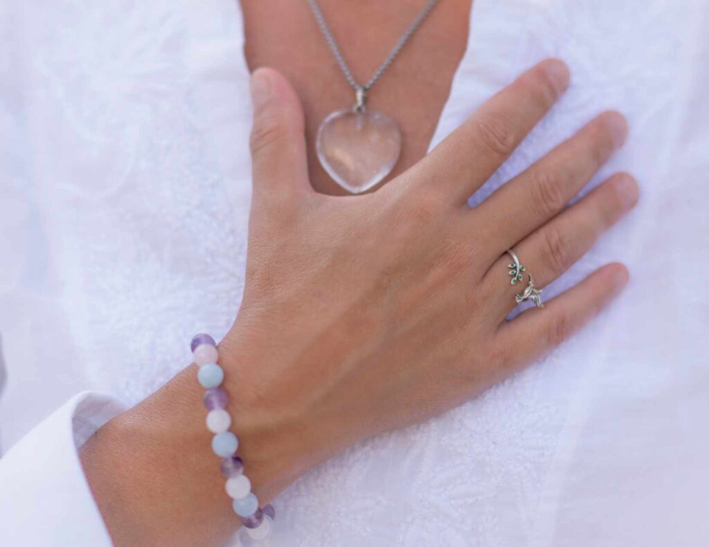 Mindfulness - Hand to chest