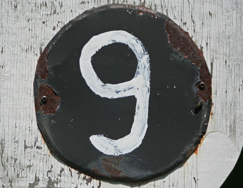 The number 9