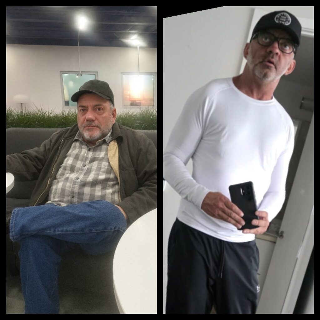 Wade Before and After Addiction